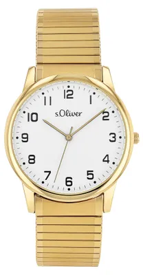 Produktbild von s.Oliver Damen Uhr Armbanduhr Edelstahl gold 2038599