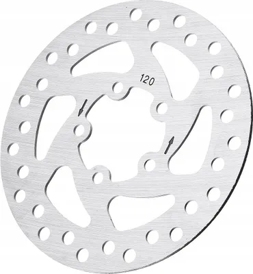 Produktbild von 120 mm Bremsscheibe für den Xiaomi M365 / M365 pro Elektroroller – Farbe Silber