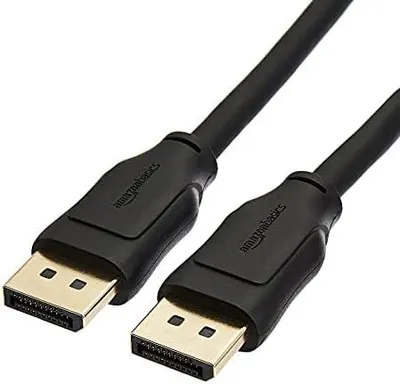 Produktbild von 8K DisplayPort-auf-DisplayPort-1.4-Kabel mit einer Videoauflösung von 4K bei 120 Hz, 8K bei 60 Hz, HDR-Unterstützung, 1.8 m, Schwarz