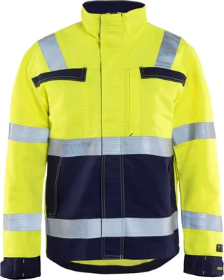 Produktbild von Blakläder Multinorm 4087 1514 Jacke in gelb/marineblau, Größe:XS