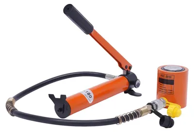 Immagine prodotto di Pompa idraulica manuale - Cric idraulico - Pompa manuale - Capacità di 20 tonnellate - Pressione di esercizio di 70 MPa