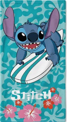 Produktbild von Disney Lilo und Stitch Mikrofaser Strandtuch Badetuch XL 70x140