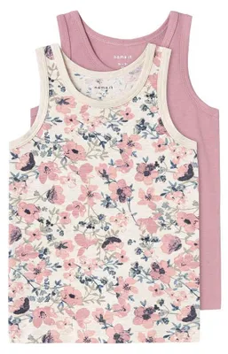 Zdjęcie produktu dla NAME IT, bluzka damska Nmftank 2p, wzór "Nostalgia Flower", kolor "Noos", rozmiar 98
