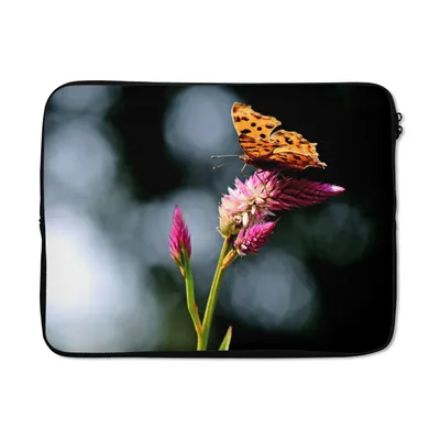 Produktbild von MuchoWow® Laptop Hülle 15 Zoll Schmetterling - Blumen - Insekten Laptoptasche - Laptoptasche - Sleeve - Rundum-Schutz