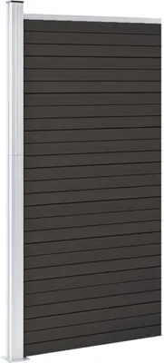 Obrázek produktu pro vidaXL Zaunelement WPC 95x186 cm Grau