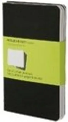 Produktbild von Moleskine Cahier pocket blanko schwarz DIN A6. 3er Pack