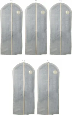 Produktbild von MSV Premium Kleidersack Kleiderhülle Kleider Schutzhülle Kleidersäcke 60x135 cm - 5 Stück