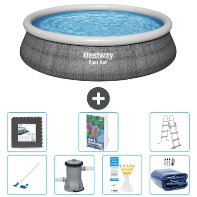 Produktbild von Bestway Fast Set Rund - 457x107 cm - 8-teilig  S489