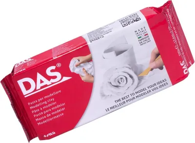 Produktbild von DAS 3870 00 Lufthärtende Modelliermasse 500 g weiß