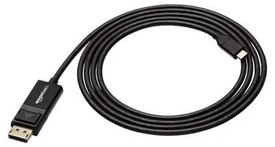 Produktbild von A. Basics DisplayPort auf USB-C Kabel, bidirektional, 1.8 m, Schwarz