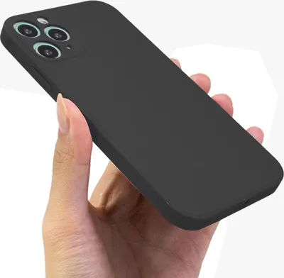Produktbild von Apple iPhone 13 Pro Max Round Edge TPU Case Schwarz