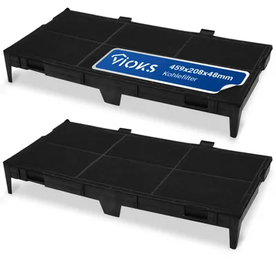 Produktbild von Kohlefilter SET 2x passend wie Bosch 11025806 DSZ4561 459x188mm für Dunstabzugshaube