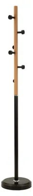 Produktbild von Kleiderständer aus Holz mit Marmorbasis CM Ø 30X176