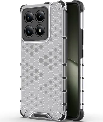 Produktbild von Hülle für Xiaomi 14T Durchscheinend Harter PC Soft TPU Bumper Stoßfeste Handyhülle Weiß