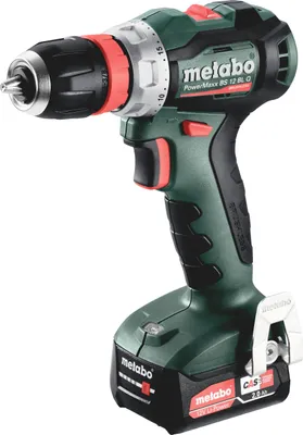 Produktbild von Metabo PowerMaxx BS 12 BL Q, Elektrischer Schraubendreher, Pistolengriff, Bürstenlos, Aufhängerhaken, 1600 RPM, 450 RPM