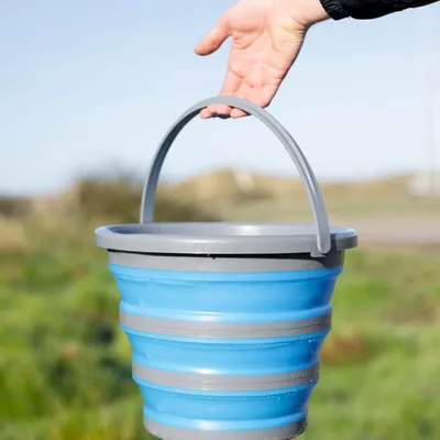 Produktbild von EVEBASE Faltbarer Eimer 10L – Platzsparend, langlebig und tragbar