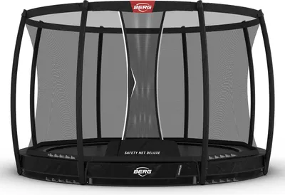 Produktbild von BERG inground Trampolin rund Champion schwarz 330 cm mit Sicherheitsnetz deluxe