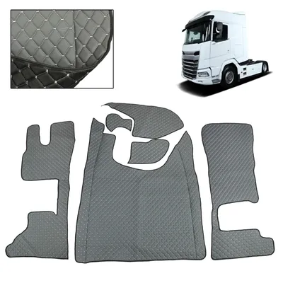 Image de Tapis de sol LUX pour camions DAF XG XG+ Gris Couverture automatique du tunnel