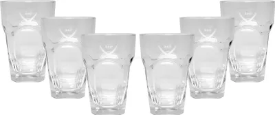 Produktbild von Three Sixty Vodka Longdrink Glas Gläserset - 6x Gläser 0,2 liter