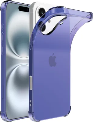 Image de Coque Smartphonica pour iPhone 16
Coque silicone transparente anti-chocs avec Bumper - Dos anti-chocs
Coque de protection - Bleu foncé