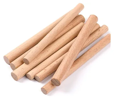 Obrázek produktu pro Dřevěné tyče – 2 kusy, průměr 12–60 mm