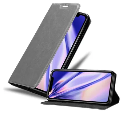 Obrázek produktu pro Pouzdro Cadorabo pro Apple iPhone XR Protective Case v šedé barvě Kryt na mobil s magnetickým zavíráním