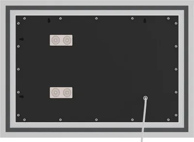Produktbild von CLP Badspiegel Jaffrey Bluetooth-Lautsprecher Anti-Beschlag Quer- und Hochformat LED Größe 50x70 cm