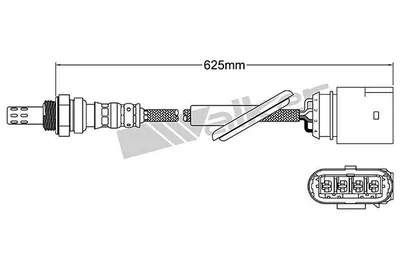 Produktbild von VEGAZ Lambdasonde für AUDI A2 (8Z0) Fingersonde Beheizt 625mm ULS-625