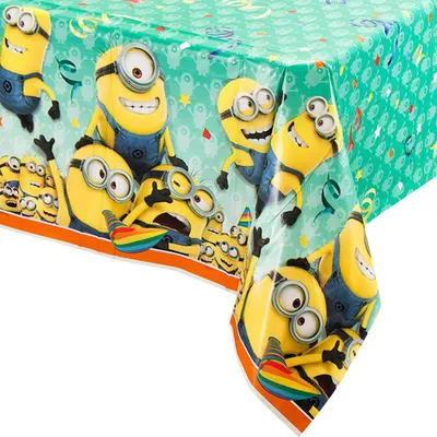Produktbild von "Minions" Tischdeko | PVC Tischdecke 137x213cm