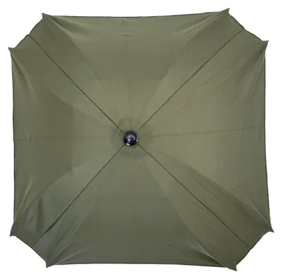 Produktbild von Sonnenschirm für Kinderwagen mit flexiblem Befestigungsarm, UV-Schutz, Durchmesser 70 cm (Olivengrün)