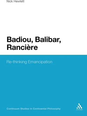 Produktbild von Badiou, Balibar, Ranciere