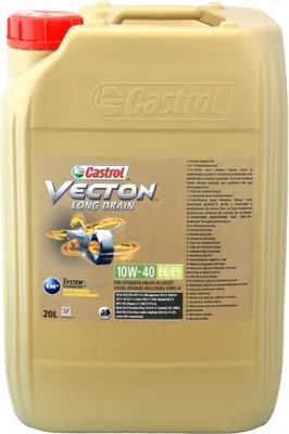 Produktbild von CASTROL Vecton Long Drain E6/E9 für 10W-40 20 Liter Motoröl Motorenöl Vollsynthetisch CATERPILLAR ECF-3 CUMMINS CES 20081 DQC IV-18 LA 228.51 Mack Öl