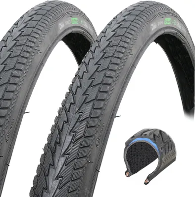 Produktbild von Black Dingo Fahrradreifen Schwarz pannensicher 28 Zoll 700x40C 42-622