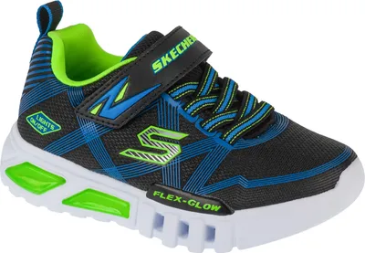Immagine prodotto di Skechers Flex-Glow 90542L-BBLM, scarpa da ginnastica, per ragazzi, nero