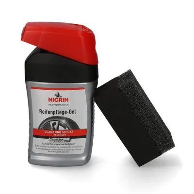 Produktbild von NIGRIN Performance Reifen-Gel, 300 ml, schützt Autoreifen vor UV-Strahlen, Schmu