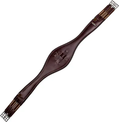 Produktbild von KenTaur Lederbauchgurt Monaco anatomisch, Farbe:braun, Größe:130