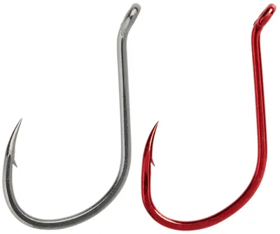 Produktbild von Owner Needle Point 5115 - Angelhaken, Farbe:Rot, Größe/Packungsinhalt:Gr. 2 - 8 Stück