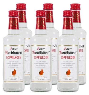 Produktbild von Echter Nordhäuser Doppelkorn (6 x 0,35L)