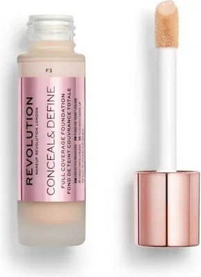 Obrázok produktu pre Makeup Revolution Conceal & Define Foundation Podkład Kryjący F3 23Ml