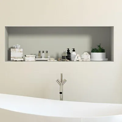 Produktbild von Badezimmer-Designaufkleber mit 3D-Effekt, 30 x 90 cm