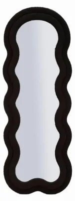 Produktbild von Wandspiegel mit schwarzem Teddy-Rahmen cm 60x4x160