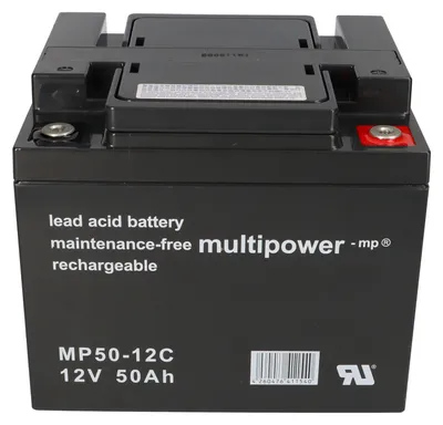 Produktbild von Akku-Satz Batterie für Scooter Elektromobil Dietz Agin, 2 x 12V 50Ah Blei AGM Multipower