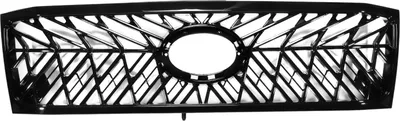 Image de Grille De Pare-Chocs Avant Supérieure Pour Toyota Land Cruiser 100 2005-2007 Grille De Calandre Supérieure Avant Facelift Trd Noir