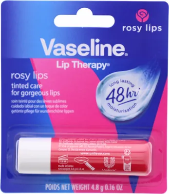 Produktbild von Vaseline Lip Therapy Rosy Getönter Lippenbalsam mit Süssmandel und Rosenöl 4.8g