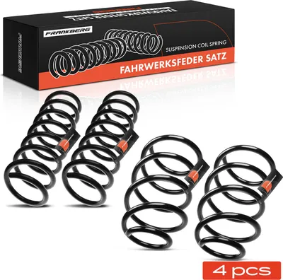 Produktbild von Frankberg 4x Fahrwerksfeder Vorne Hinten für BMW 5er E60 2004-2009