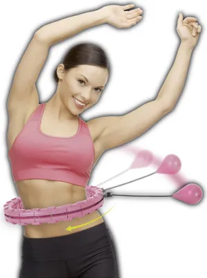 Image de Cerceau de Fitness - BE MIX - Réglable - Lest Amovible - Rose