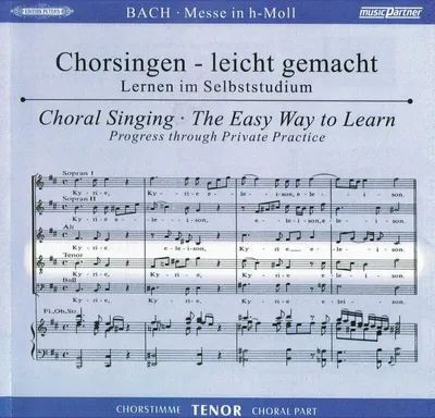 Obrázok produktu pre Various: Chorsingen leicht gemacht - Johann Sebastian Bach: Messe h-moll BWV 232 (Tenor)