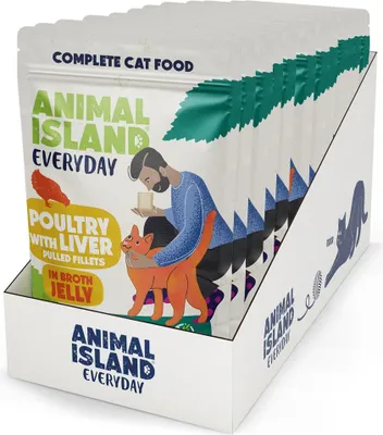 Image de Animal Island NEUES JELLY JEDEN TAG 12ER-PACK 12X85g