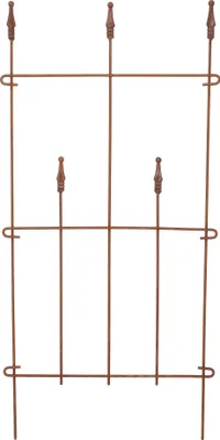 Zdjęcie produktu dla KOTARBAU® Płotek Ogrodowy Palisada Przęsło Wbijane Rdza 48 CM