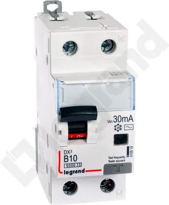 Immagine prodotto di Interruttore differenziale 2P 10A B 0,03A Tipo AC P312 DX3 410919